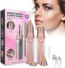 2-in-1 Lady Shaver Flawless Eyebrow Trimmer